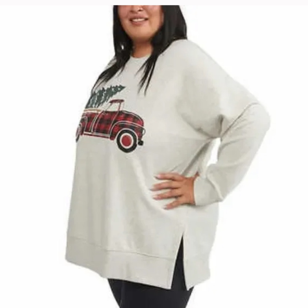NWT Ellen Tracy Ladies' Holiday Sweatshirt - Picture 7 of 7